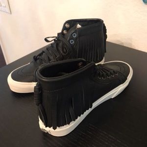 NWOT!! Black Moccasin Vans